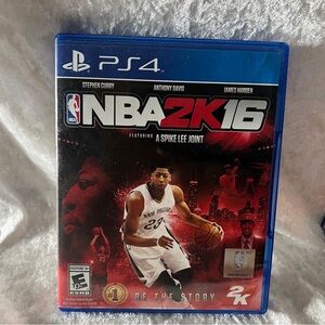 NBA 16 PS4 Game - Blue Case